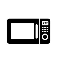 Fototapeta premium High-Tech Microwave Oven Vector Illustration