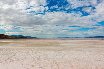 Great Salt Lake, water reflection, pink Salt Lake