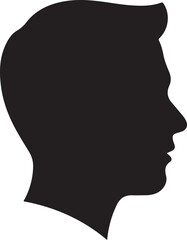 People Icon Vector Male and Female Sign of User Person Profile Avatar Symbol in Glyph Pictogram illustration