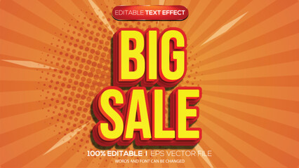 3d text effect offer sale theme