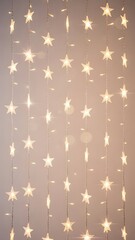 Warm Star String Lights Decoration.