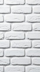 White brick wall texture background with a clean and modern aesthetic.
