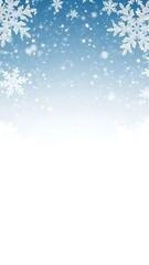 Winter Wonderland - A Festive Snowflake Background for Holiday Cheer.