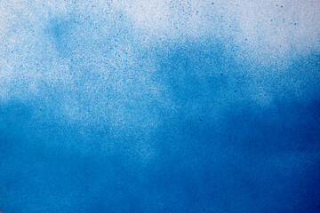 青色のスプレー塗料で塗った背景