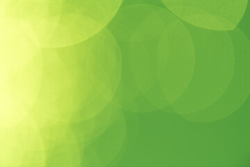 黄緑色の背景の玉ボケ