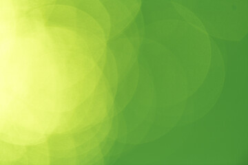 黄緑色の背景の玉ボケ