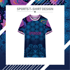 Sports jersey and t shirt background design