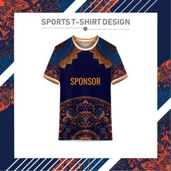 Sports jersey and t shirt background design