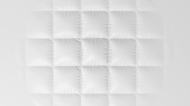 
A white cushion of air, 3d rendering 4k