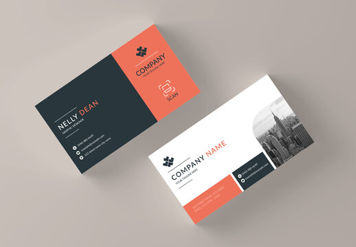 Business Card Template Layout