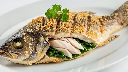 Artisan Loaf of Sliced Bread with Rustic Grains and Seeds Texture