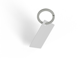 Minimal Keychain Brand Tag Mockup