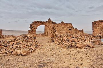 Fort Saganne vintage ruins, Mauritania