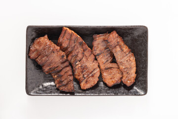 厚切り　豚タン　塩焼き