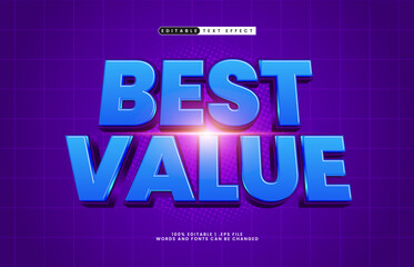 best value editable text effect