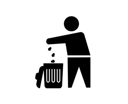 Abstract minimalist three vertical wavy lines symbol representing water or flow isolated on transparent background