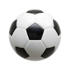 Fototapeta premium Classic Black and White Football PNG Image