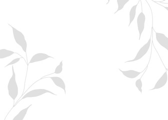 Elegant Vector Natural Leaf Shadow Overlay with Transparent PNG Texture for Enhancing Mockups with Natural Graphic Design