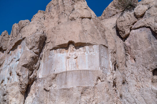 Historic graves of Naqsh-e Rostam in Iran