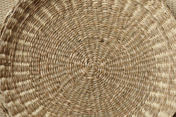 Close up Woven background or woven texture