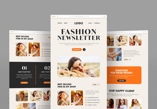 Modern Fashion Email Newsletter Template