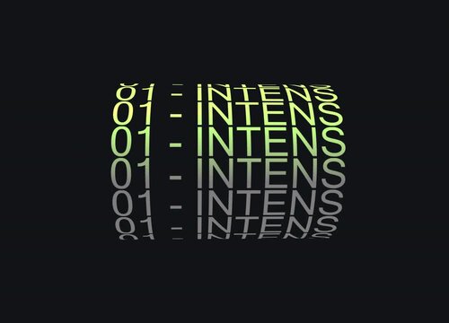 Abstract Kinetik Typography Loop: Intense Text Scrolling on a 3D Cylinder Background Motion Graphic