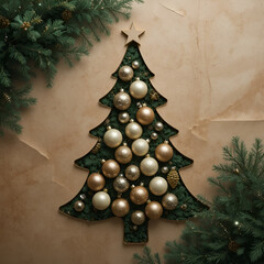 Elegant Christmas Tree Decor with Festive Ornaments