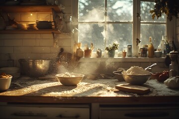 The Art of Baking: Flour in Motion