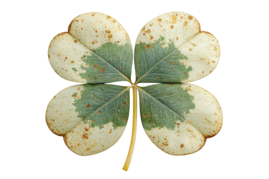 Lucky Four Leaf Clover Macro Photography St Patrick s Day Symbolism Botanical Beauty Nature s Charm