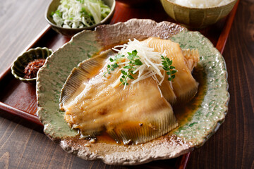 カレイの煮付け