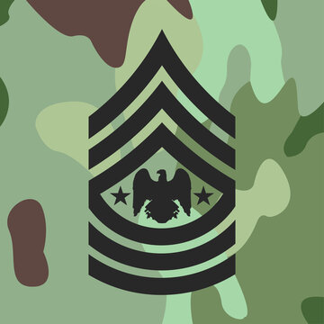 Senior enlisted advisor to the chief of the National Guard Bureau emblem icon on army uniform, insignia.