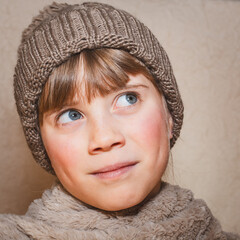 Kind, Mädchen, Gesicht