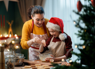 Cooking Christmas cookies
