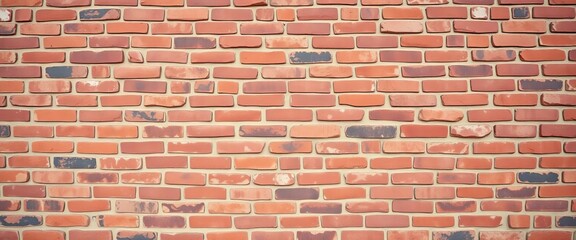 Rough-textured brick wall, varying shades of red and brown,  architecture,  masonry