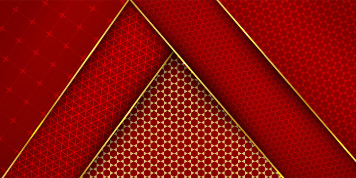 Red geometric background. Vector illustration.