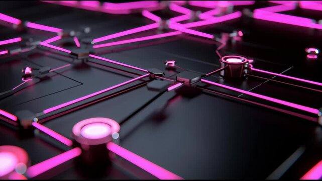 Pink and black background close up vibrant pink and black colors blend in abstract pattern