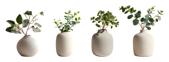 Green grass and blue sky background with a potted rosemary houseplant and a brown bonsai tree branch