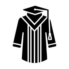 Graduation gown and complete dress for convokes from university