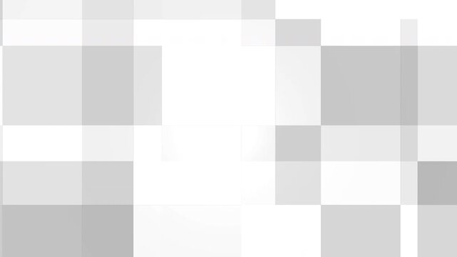 Gray and white pixelated block pattern design suitable for background or technologythemed projects, a modern and stylish visual element.