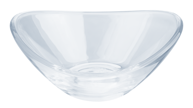 glass Bowl isolated, full depth of field