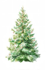Fototapeta premium Christmas tree with a lot of ornaments on it