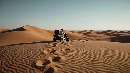 Off-Road Wheelchair Desert Adventure, Accessible Travel, Mobility - Powered by Adobe