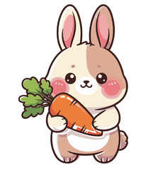 Cute Baby Bunny Sticker
