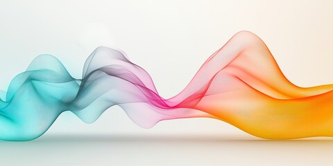 business  technology  startup  IoT concept Abstract colorful wave design with flowing lines.