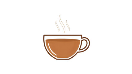 Hot Coffee Cup, isolated on transparent background