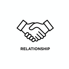 Green Screen-Ready A Handshake Icon Representing Business Relationships and Agreements