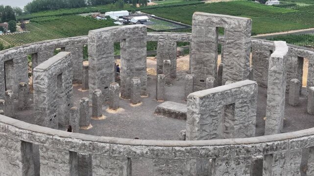 Stonehenge Memorial Overlooking Columbia river