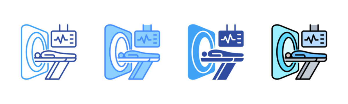 Ct Scan Icon, Multi Styles Icon Set