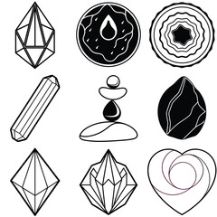 3d isometric vector illustration of a salt lamp structure