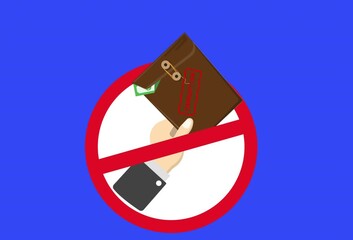 4K animation of hand holding an envelope with a corruption stamp suitable for anticorruption campaigns, legal concepts, ethical business practices, transparency on policy.